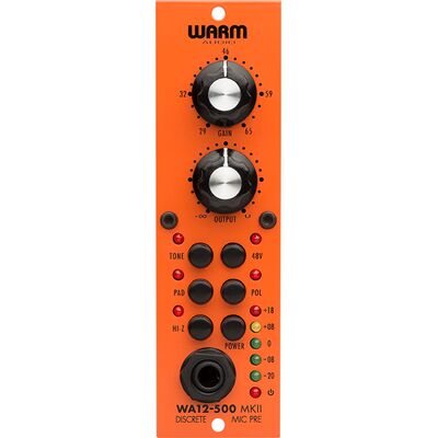 Warm Audio WA12-500 MKII diszkrét mikrofon előerősítő/DI box