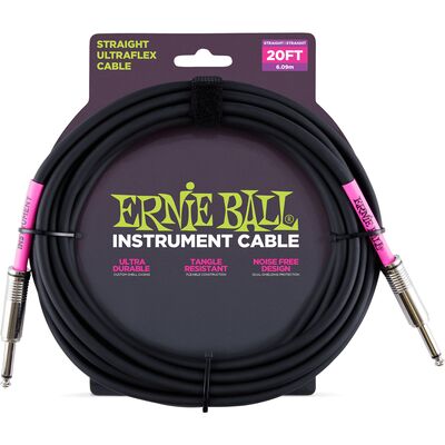 Ernie Ball Ultraflex Black 6m gitárkábel