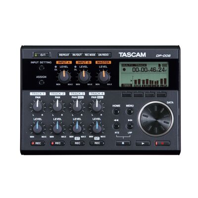 TASCAM DP-006 Digital Pocketstudio soksávos hangfelvevő