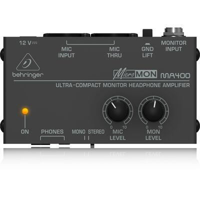Behringer MA400 MICROMON monitor fejhallgató erősítő