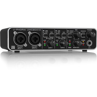 Behringer UMC204HD U-PHORIA USB hangkártya