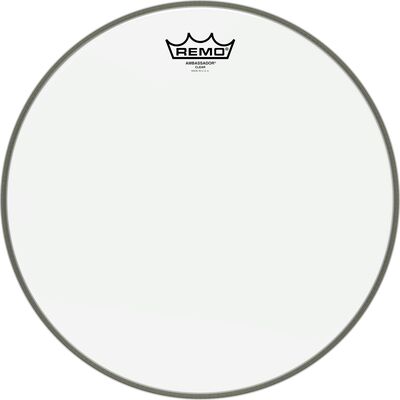 Remo BA-0314-00 Ambassador Clear 14” dobbőr