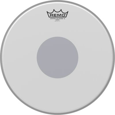 Remo CX-0113-10 Controlled Sound X Coated Bottom Black Dot 13” pergődob bőr