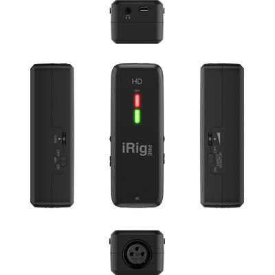 IK Multimedia iRig Pre HD digitális mikrofon interfész iOS/Mac/PC támogatással