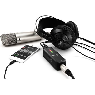 IK Multimedia iRig Pre HD digitális mikrofon interfész iOS/Mac/PC támogatással