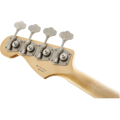 Fender Flea Jazz Bass RW Roadworn Shell Pink elektromos basszusgitár