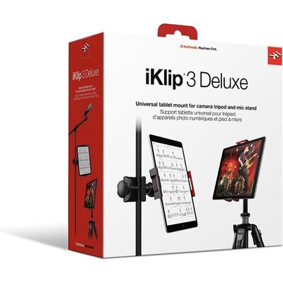 IK Multimedia iKlip 3 Deluxe kameraállványra/mikrofonállványra szerelhető univerzális táblagép tartó