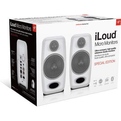 IK Multimedia iLoud Micro Monitor White Special Edition aktív kétutas stúdió monitor hangfalpár