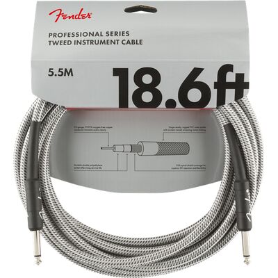 Fender Professional Series 5,5 m White Tweed gitárkábel