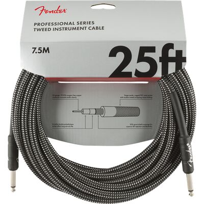 Fender Professional Series 7,5 m Gray Tweed gitárkábel