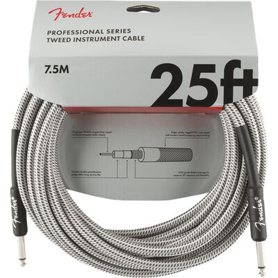 Fender Professional Series 7,5 m White Tweed gitárkábel