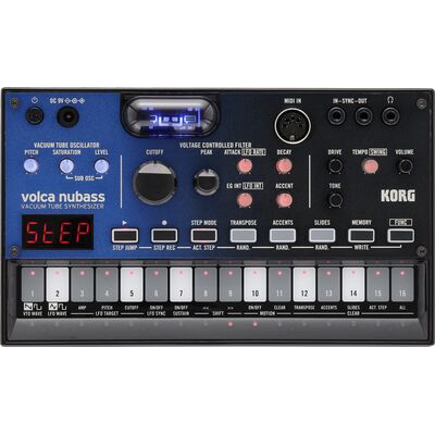 KORG volca nubass vákuumcsöves analóg basszusszintetizátor