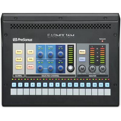 PreSonus EarMix 16M AVB-hálózatos személyi monitorkeverő