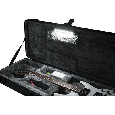 Gator GTSA-GTRELEC-LED elektromos gitár keménytok LED világítással