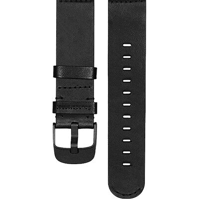 Soundbrenner Leather Strap Black fekete bőr szíj
