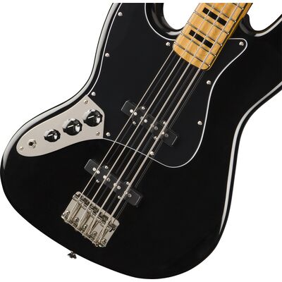 Squier Classic Vibe ‘70s Jazz Bass MN Black balkezes elektromos basszusgitár