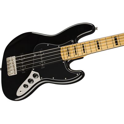 Squier Classic Vibe ‘70s Jazz Bass V MN Black elektromos basszusgitár