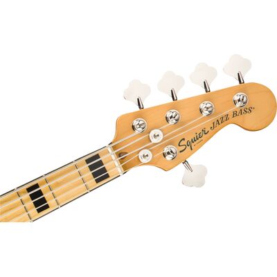Squier Classic Vibe ‘70s Jazz Bass V MN Black elektromos basszusgitár