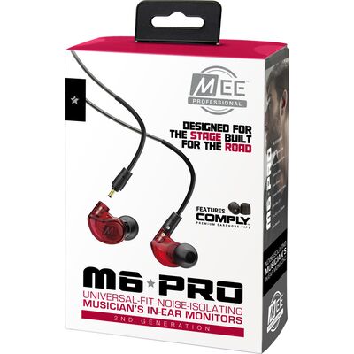 MEE audio M6 PRO G2 Red fülmonitor