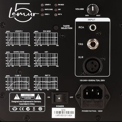 Monkey Banana Lemur5 Black aktív kétutas modellező stúdió monitor hangfal