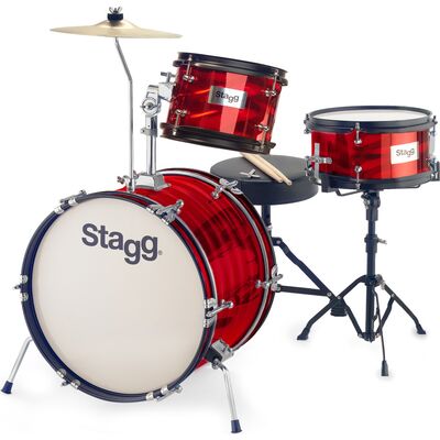 Stagg TIM JR 3/16B RD akusztikus dobszett