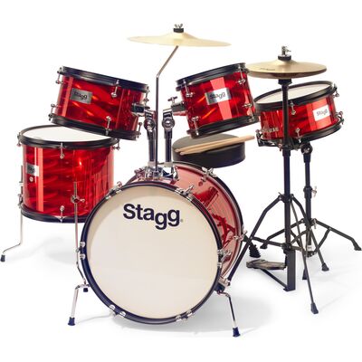 Stagg TIM JR 5/16B RD akusztikus dobszett