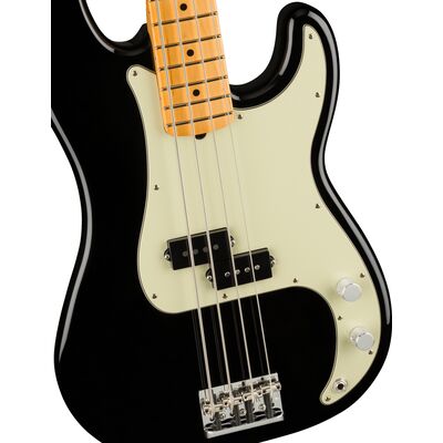 Fender American Professional II Precision Bass MN Black elektromos basszusgitár