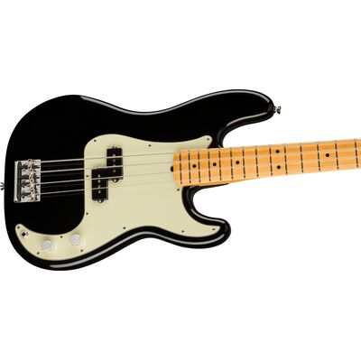 Fender American Professional II Precision Bass MN Black elektromos basszusgitár