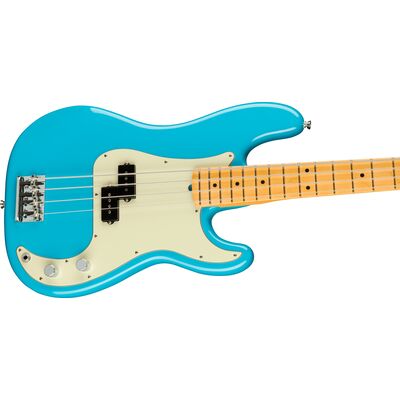 Fender American Professional II Precision Bass MN Miami Blue elektromos basszusgitár