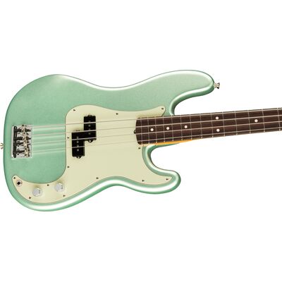 Fender American Professional II Precision Bass RW Mystic Surf Green elektromos basszusgitár