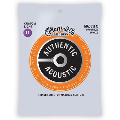 Martin MA-535FX Flexible Core Phosphor Bronze 11-52 akusztikus gitárhúr