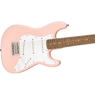 Squier Mini Stratocaster Shell Pink elektromos gitár
