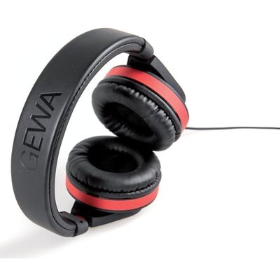 Alpha Audio (170.955) HP six fekete-piros fejhallgató