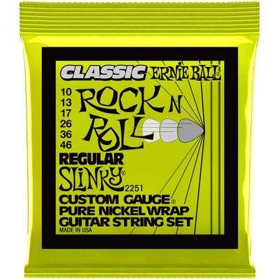 Ernie Ball 2251 Pure Nickel 10-46 elektromos gitárhúr