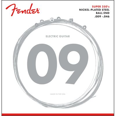 Fender 250LR Nickel Plated Steel 9-46 elektromos gitárhúr