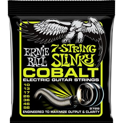 Ernie Ball 2728 Cobalt 7 Regular Slinky 10-56 elektromos gitárhúr