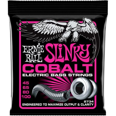 Ernie Ball 2734 Cobalt Super Slinky 45-100 basszusgitárhúr