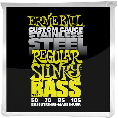 Ernie Ball 2842 Stainless Steel Regular Slinky 50-105 basszusgitárhúr