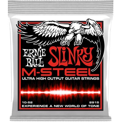 Ernie Ball 2915 M-Steel S.T.H.B Slinky 10-52 elektromos gitárhúr