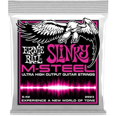 Ernie Ball 2923 M-Steel Super Slinky 09-42 elektromos gitárhúr
