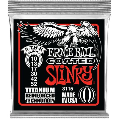 Ernie Ball 3115 Titanium S.T.H.B Slinky 10-52 elektromos gitárhúr