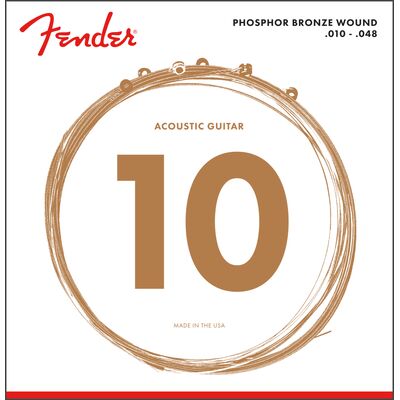 Fender 60XL Phosphor Bronze 10-48 akusztikus gitárhúr