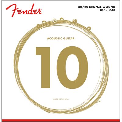 Fender 70XL 80/20 Bronze 10-48 akusztikus gitárhúr