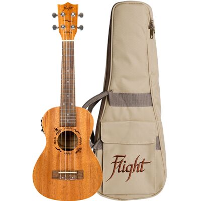 Flight DUC523CEQ MAH/MAH koncert ukulele