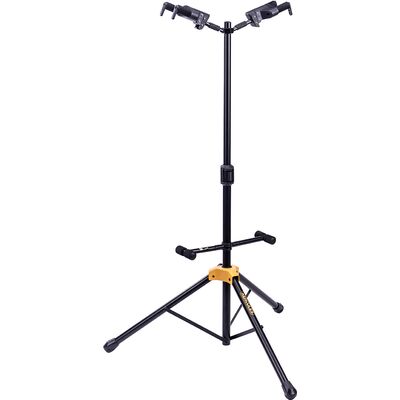 Hercules GS422B PLUS önzáródó, duplanyakas gitárállvány