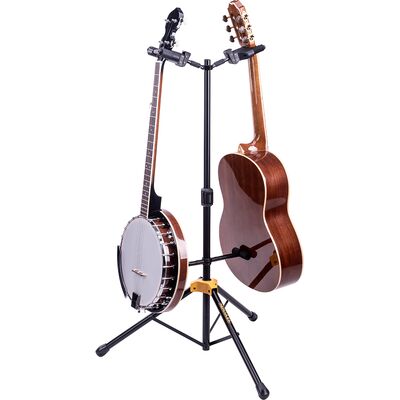 Hercules GS422B PLUS önzáródó, duplanyakas gitárállvány