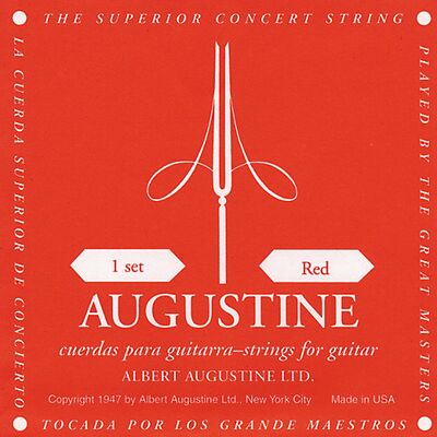 Augustine Classic Red Medium Tension klasszikus gitárhúr