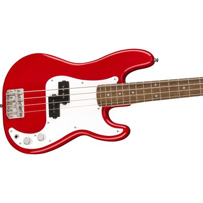 Squier Mini Precision Bass LRL Dakota Red elektromos basszusgitár