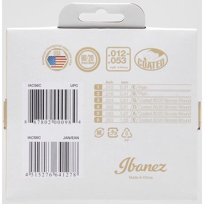 Ibanez IACS6C Bronz 12-53 akusztikus gitárhúr