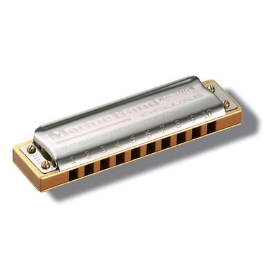 Hohner Marine Band DeLuxe D szájharmonika